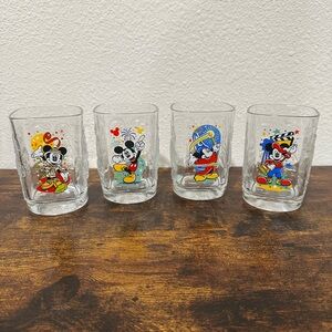 Disney World McDonalds 2000 Glasses Magic Kingdom, Animal Kingdom, Epcot, DHS